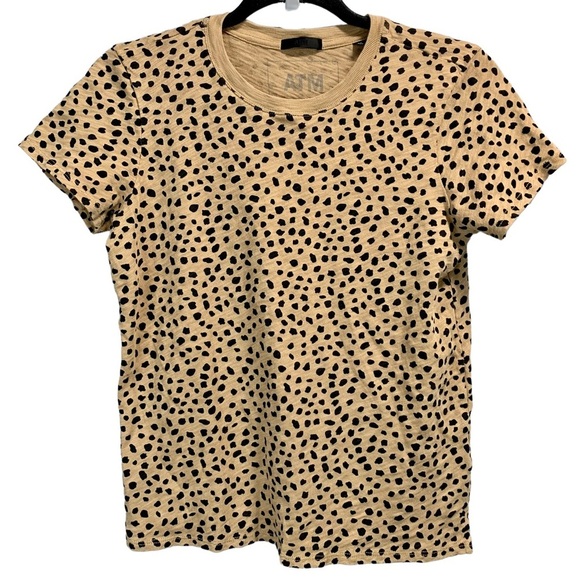 ATM LEOPARD PRINT SLUB JERSEY SCHOOLBOY TEE - Picture 4 of 6
